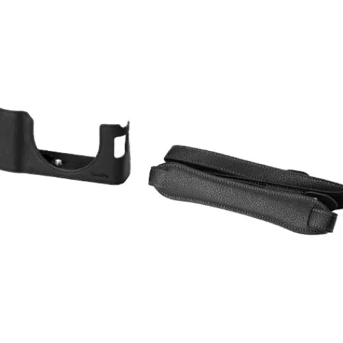 SmallRig Compact Camera Bags>Leather Half Case Kit for FUJIFILM X100VI (Black) 4700