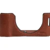 SmallRig Compact Camera Bags>Leather Half Case Kit for FUJIFILM X100VI (Brown) 4699