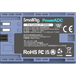 SmallRig Camera Batteries>LP-E6NH USB-C Rechargeable Camera Battery 4264