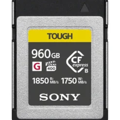 Sony Cfexpress Memory Cards>CEB-G960T 960GB CFexpress Type B Memory Card
