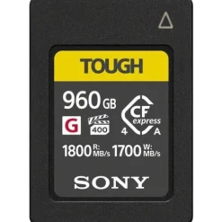 Sony Cfexpress Memory Cards>Tough 960GB CFexpress Type A 1800MB/s Memory Card