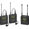 Sony Wireless Audio>UWP-D27CE42 2-Person Camera-Mount Wireless Omni Lavalier Microphone System