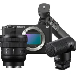 Sony Mirrorless Cameras>ZV-E1 Vlogging Kit with FE 16-35mm f/4 PZ G Lens - Black