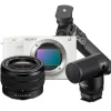 Sony Mirrorless Cameras>ZV-E1 Vlogging Kit with FE 28-60mm f/4-5.6 Lens - White