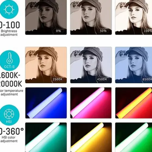 Soonwell Video & Led Lighting>MT1 RGB LED Video Light Tube