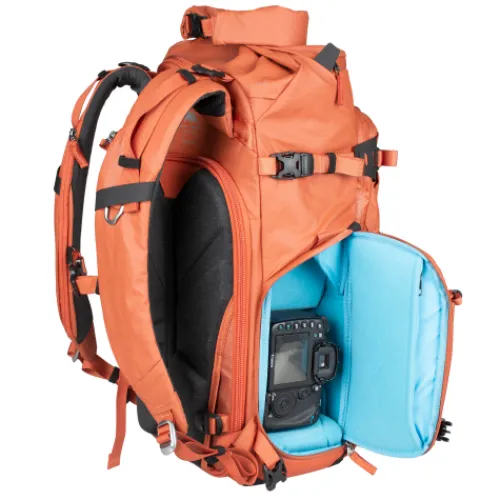 Summit Creative Backpacks>Tenzing 50L Extra Large Roll Top Camera Backpack - Orange
