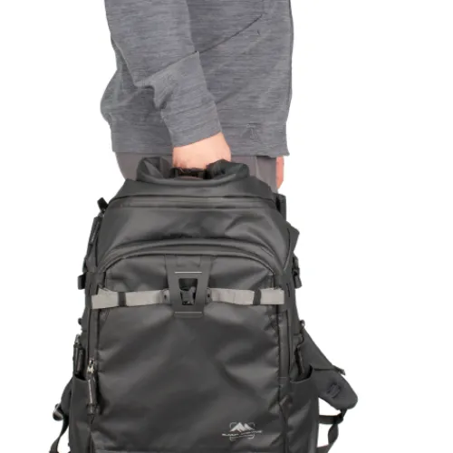 Summit Creative Backpacks>Tenzing 40L Large Roll Top Camera Backpack - Black