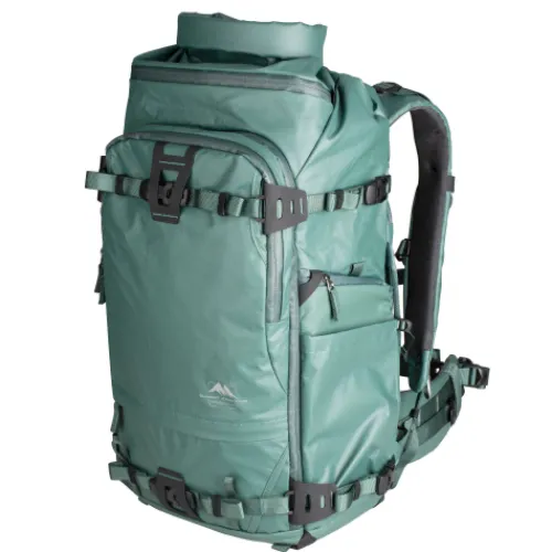 Summit Creative Backpacks>Tenzing 30L Medium Roll Top Camera Backpack - Green