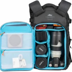 Summit Creative Backpacks>Tenzing 18L Small Zip Top Camera Backpack - Black