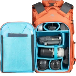 Summit Creative Backpacks>Tenzing 40L Large Roll Top Camera Backpack - Orange