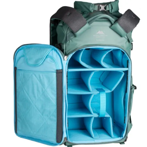 Summit Creative Backpacks>Tenzing 40L Large Roll Top Camera Backpack - Green