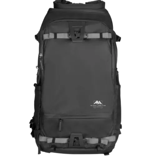 Summit Creative Backpacks>Tenzing 50L Extra Large Roll Top Camera Backpack - Black