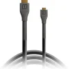 Tether Tools Cables & Connectors>TetherPro Micro-HDMI to HDMI Cable with Ethernet (Black, 15')