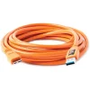 Tether Tools Cables & Connectors>TetherPro USB 3.0 SuperSpeed Micro-B Cable 4.6m - Hi-Vis Orange