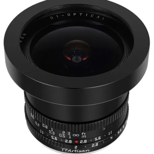 TTArtisan Sony E-Mount>7.5mm f/2 Fisheye Lens for Sony E Mount - Black