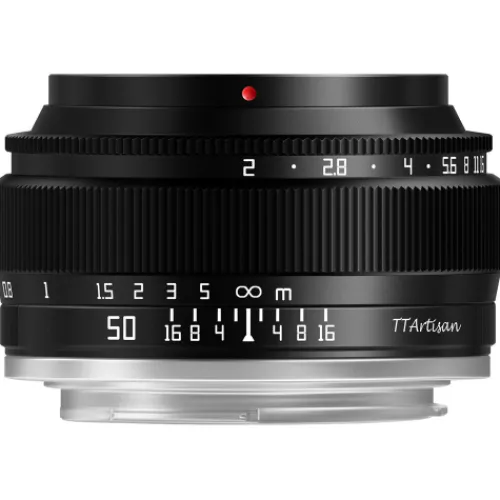 TTArtisan Sony E-Mount>50mm f/2 Lens for Sony E Mount - Black