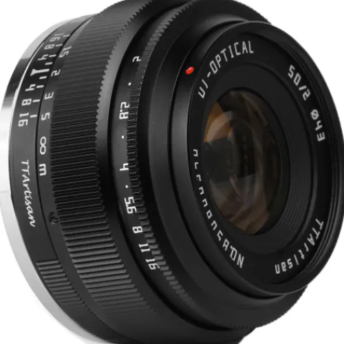 TTArtisan Sony E-Mount>50mm f/2 Lens for Sony E Mount - Black