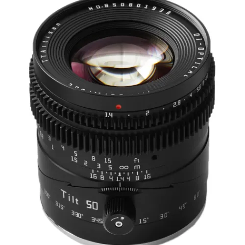 TTArtisan Fujifilm X-Mount>Tilt 50mm f/1.4 Lens for FUJIFILM X Mount - Black