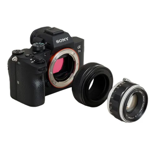 Urth Lens Adapters>Manual Lens Mount Adapter for M42-Mount Lens to Sony E-Mount Camera Body with Helicoid Extension