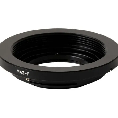 Urth Lens Adapters>Manual Lens Mount Adapter for M42 Lens to Nikon F-Mount Camera Body with Optical Element