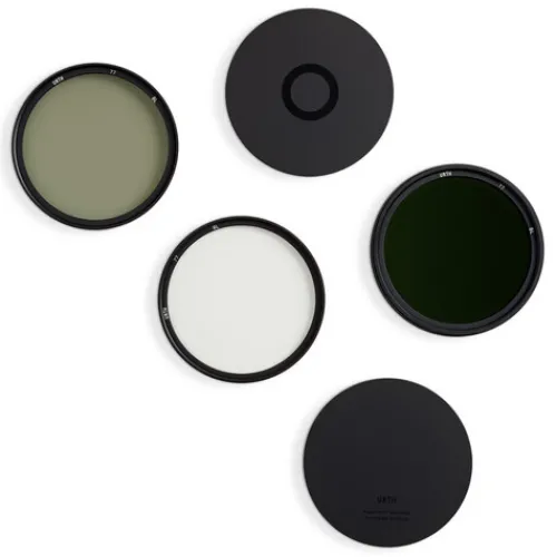 Urth Filter Kits>77mm UV, Circular Polarising (CPL), ND2-400 Lens Filter Kit