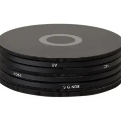 Urth Filter Kits>55mm UV, Circular Polarising (CPL), ND64, Soft Grad ND8 Lens Filter Kit (Plus+)