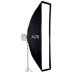 Xlite Reflectors, Softboxes & Umbrellas>25cm x 100cm Pro Umbrella Strip Softbox + Grid & Mask for S-Type