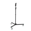 Xlite Mounting Hardware|Light Stands, Backgrounds & Mounting>Floor Roller Stand With Black 2.2m Column