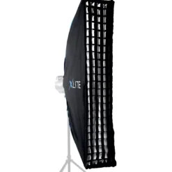 Xlite Reflectors, Softboxes & Umbrellas>30x140cm Pro Umbrella Strip Softbox + Grid & Mask for Elinchrom