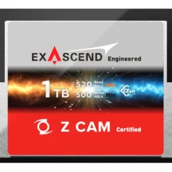 Z Cam Cfast 2.0 Memory Cards>ExAscend 1TB CFast 2.0 520MB/s Memory Card