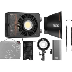 Zhiyun Studio Lighting Kits>MOLUS X100 Bi-Colour Pocket COB Monolight - Combo Kit