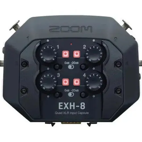 Zoom Audio Recorders & Accessories>EXH-8 Quad XLR Input Capsule for H8 Recorder