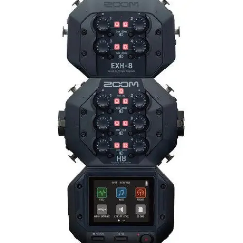 Zoom Audio Recorders & Accessories>EXH-8 Quad XLR Input Capsule for H8 Recorder